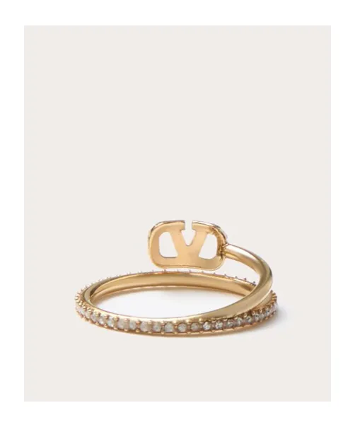Vlogo Signature Embellished Ring