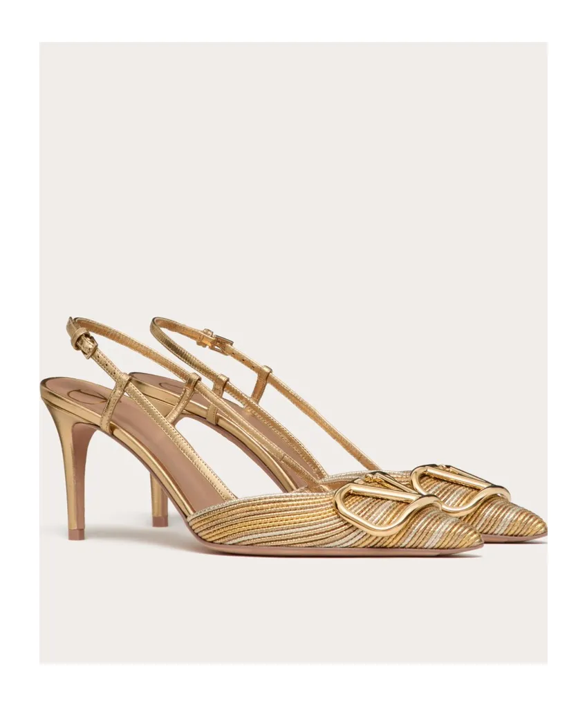 Vlogo Signature Pointed Toe Slingback Pumps