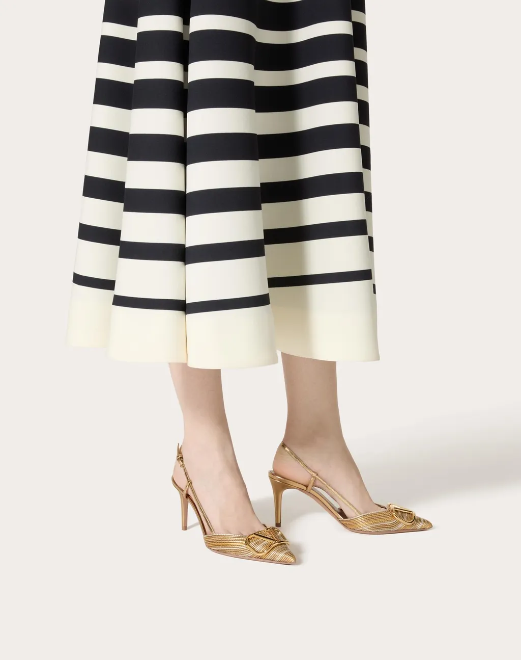 Vlogo Signature Pointed Toe Slingback Pumps