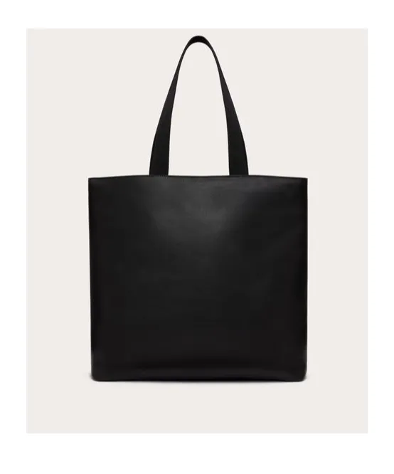 Vlogo Plaque Top Handle Bag