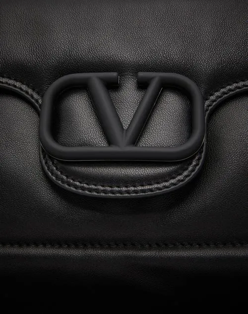 Vlogo Plaque Top Handle Bag