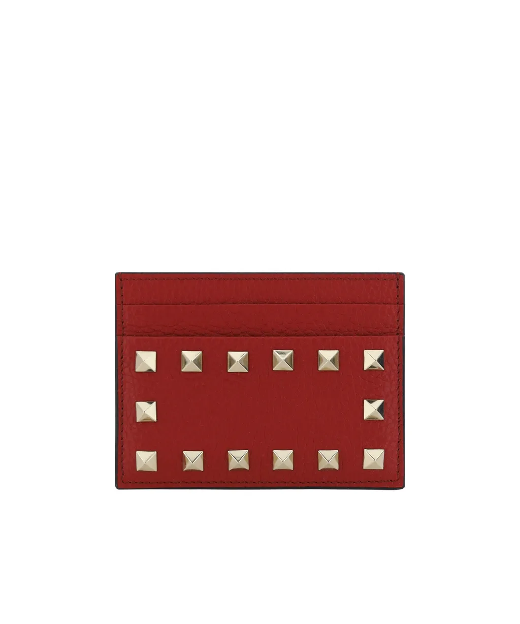 Rockstud Logo Printed Wallet