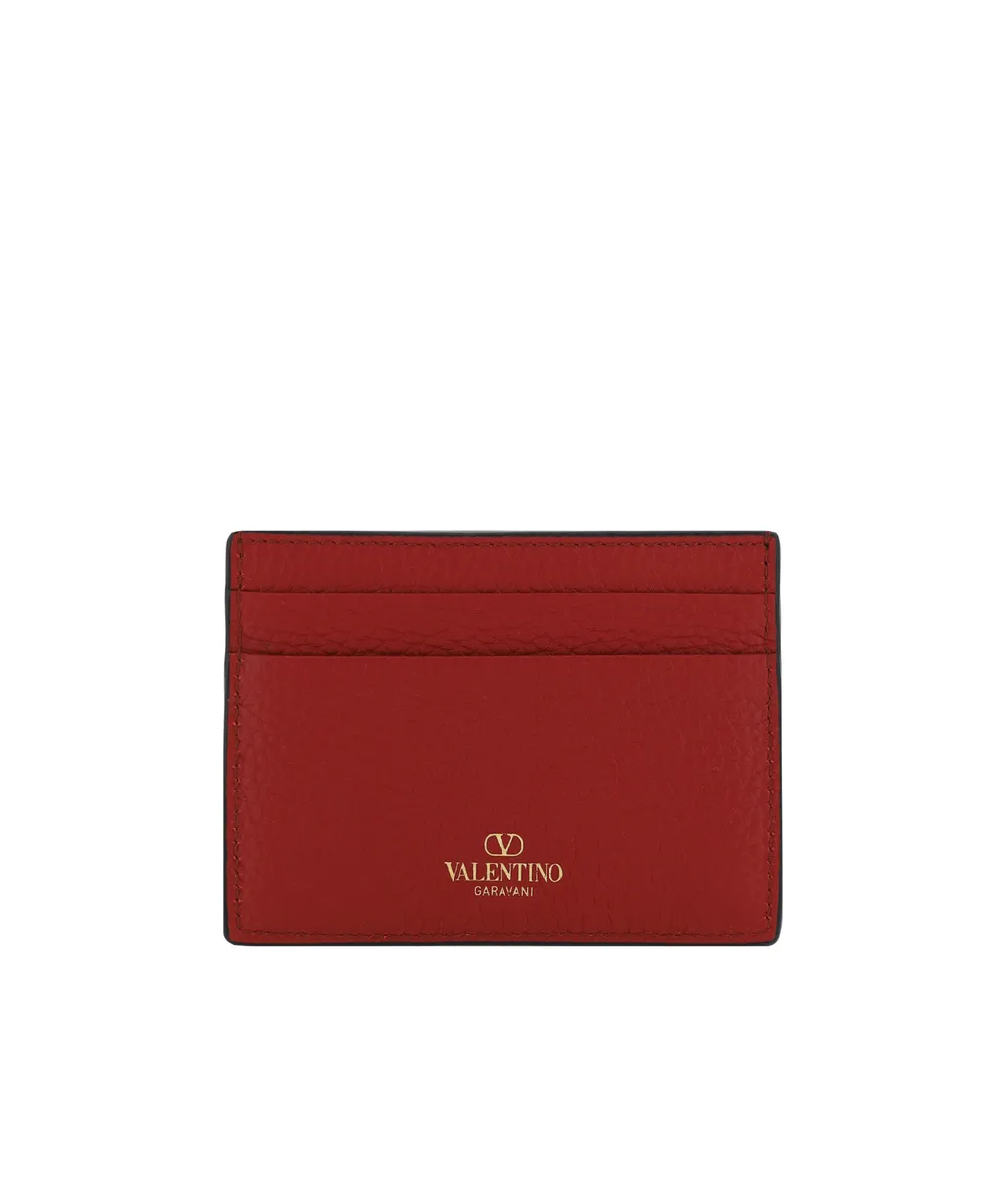 Rockstud Logo Printed Wallet