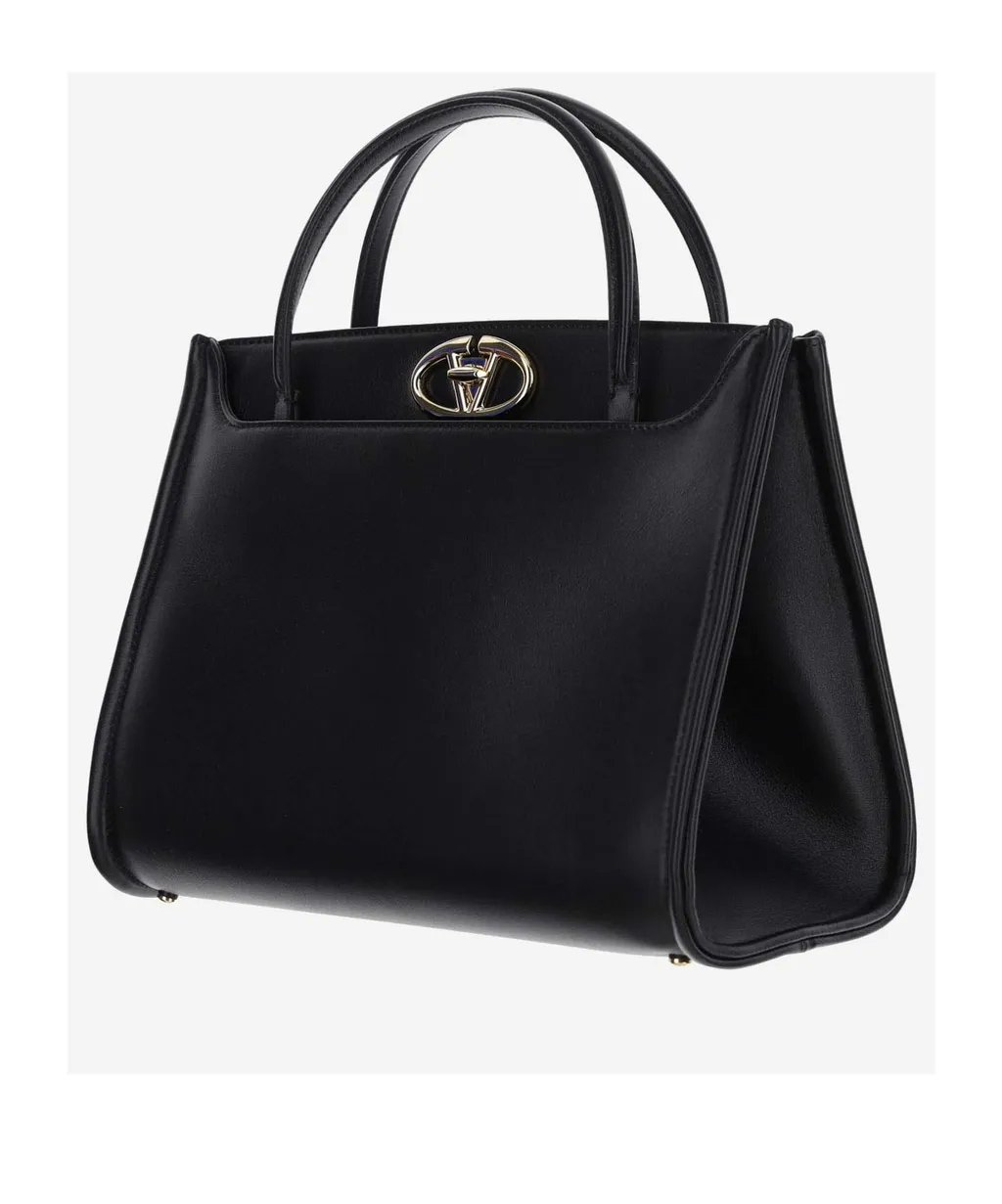 Vlogo Locker Small Calfskin Handbag