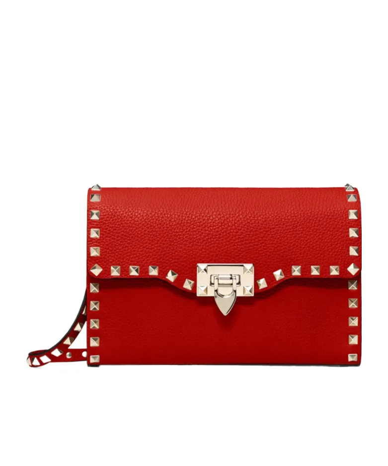 Garavani Rockstud Foldover Top Shoulder Bag