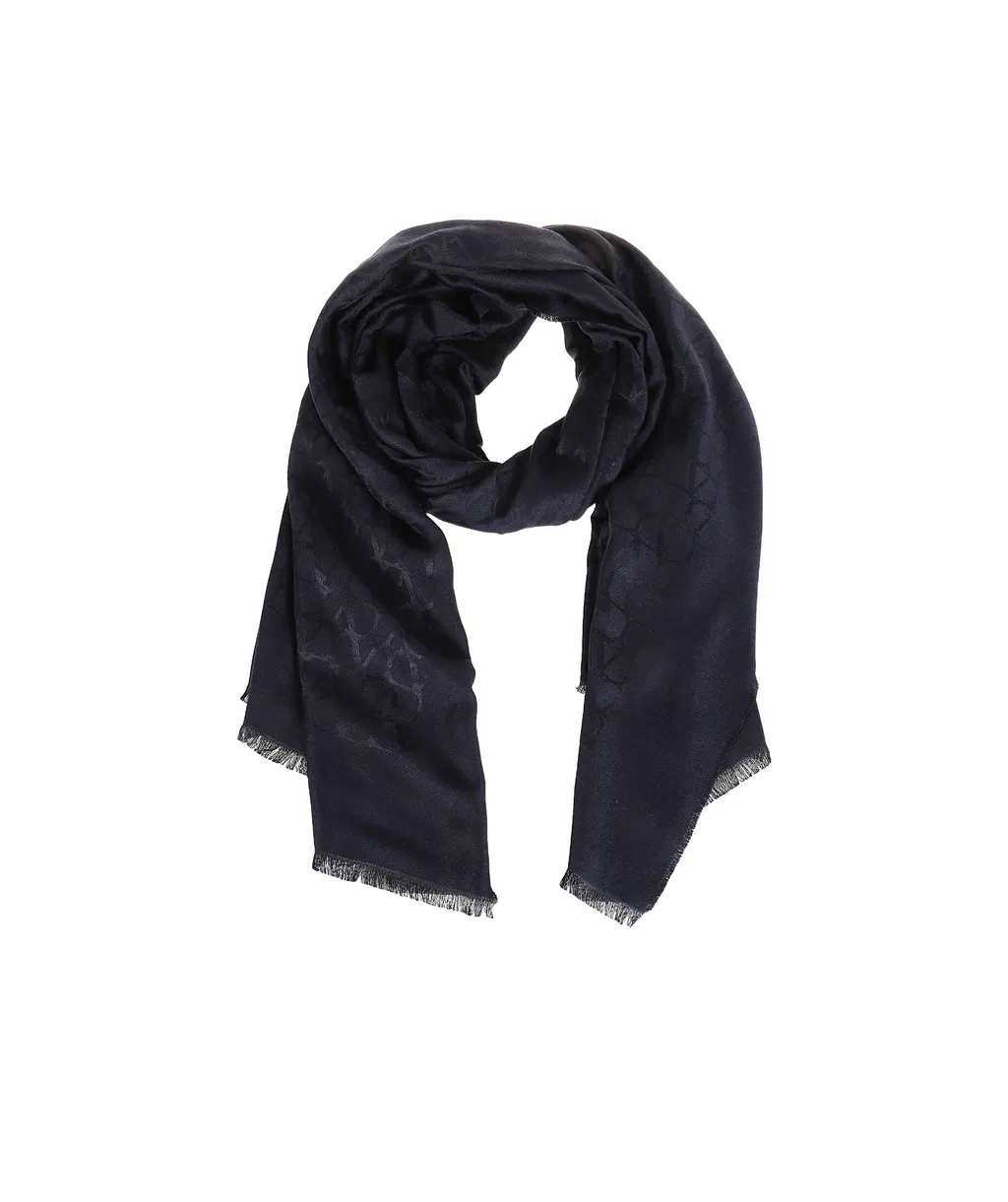 Vlogo Signature Frayed Scarf
