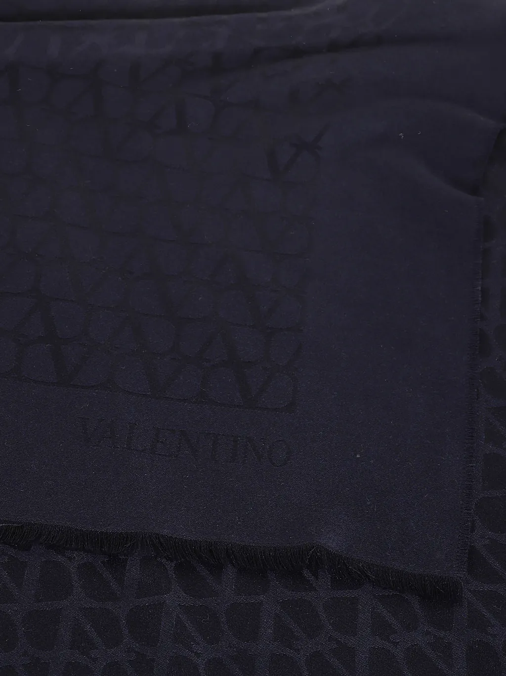 Vlogo Signature Frayed Scarf