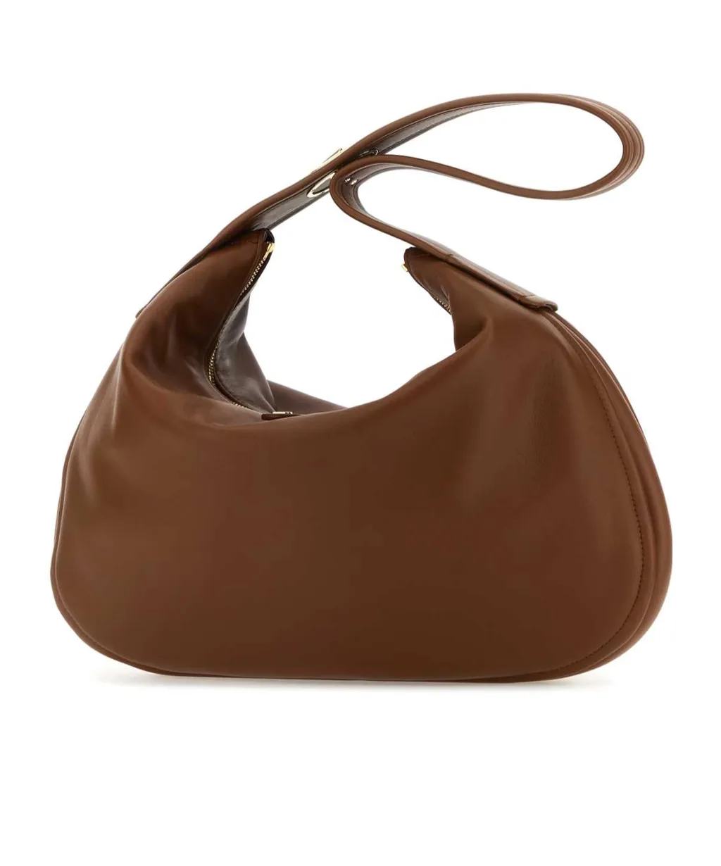Vlogo Signature Zip-Up Shoulder Bag