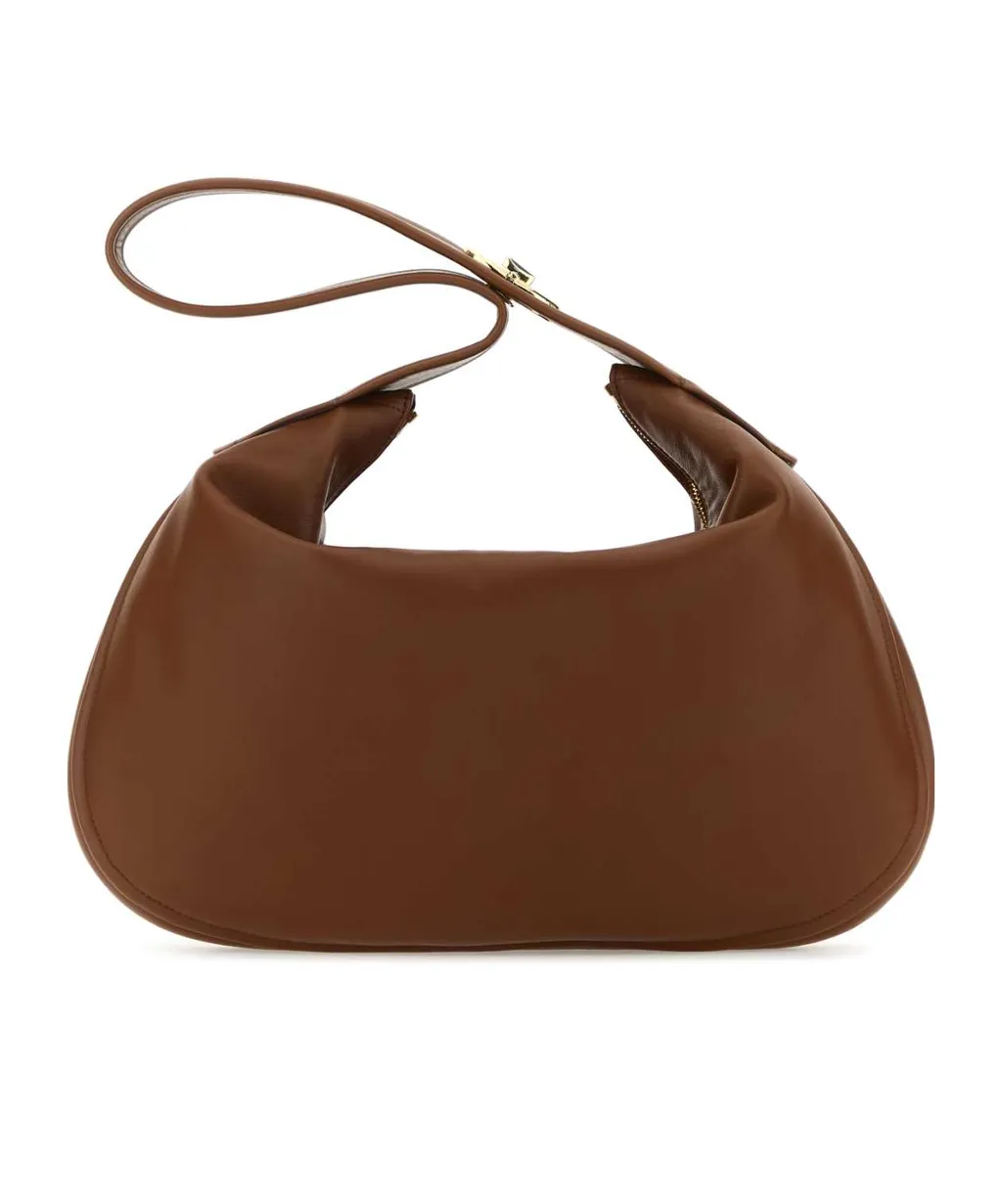 Vlogo Signature Zip-Up Shoulder Bag