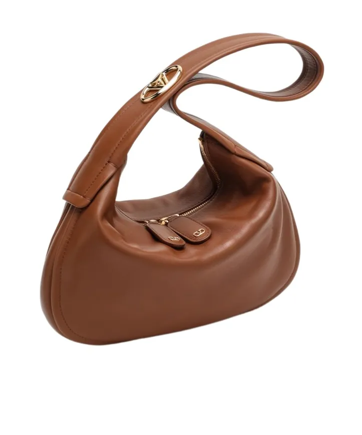 Vlogo Leather Shoulder Bag