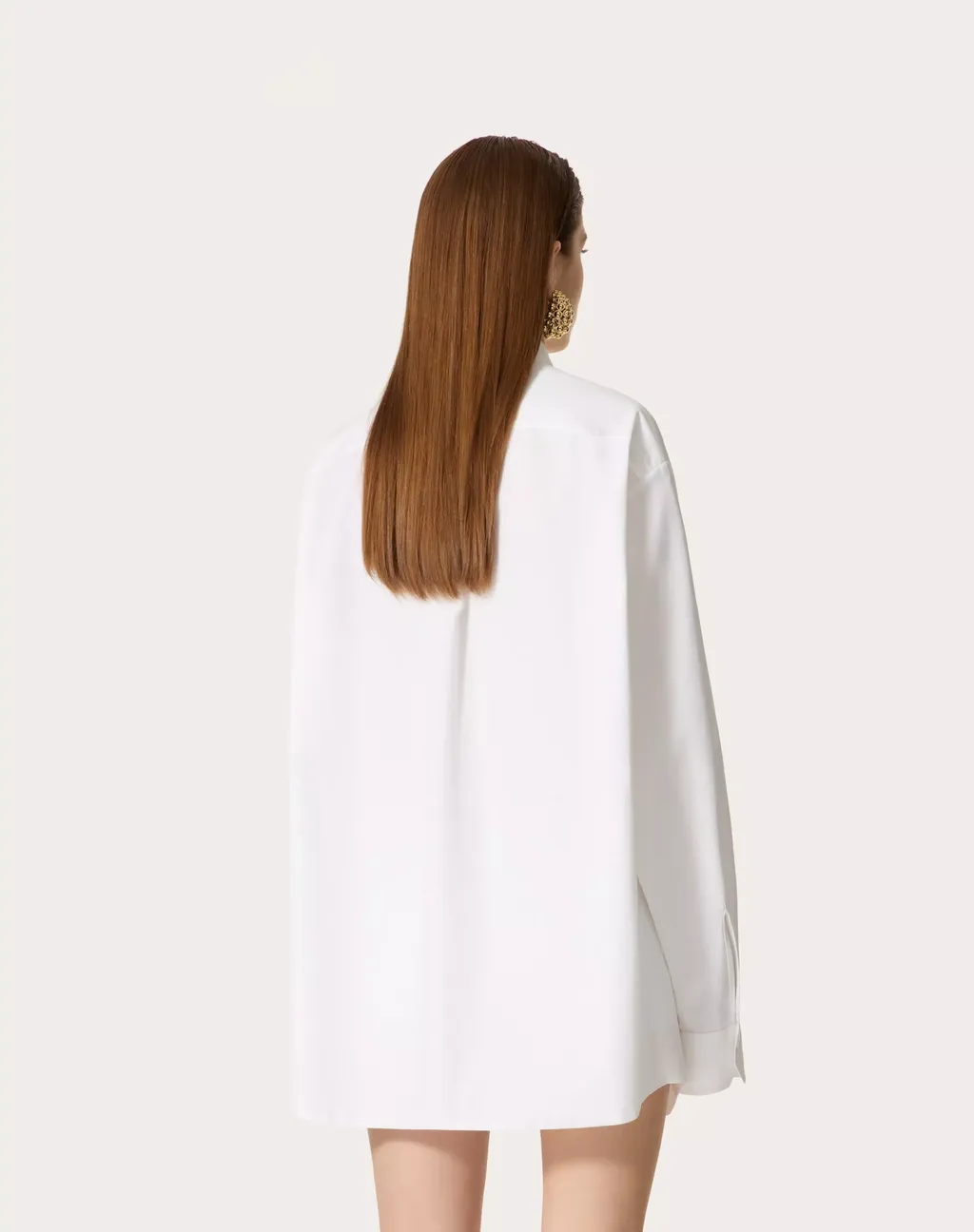 Hidden Button Long-Sleeved Shirt