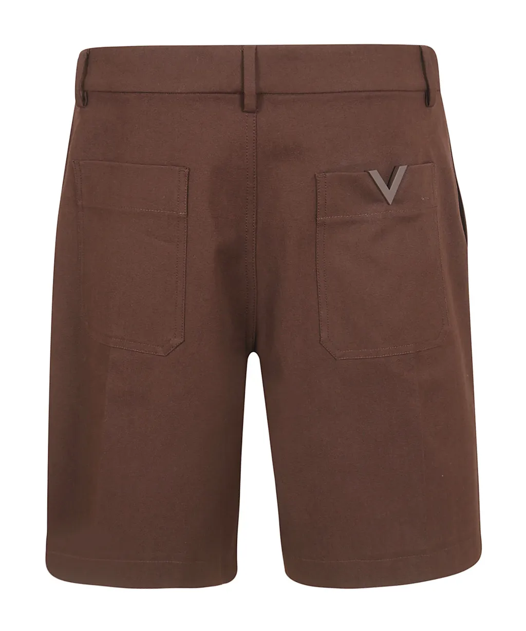 Vlogo Plaque Bermuda Shorts