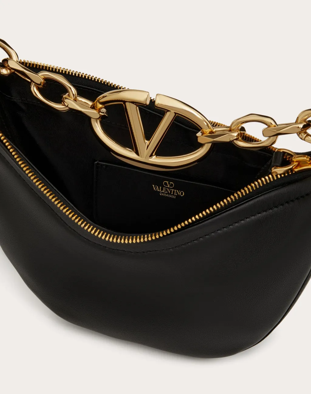 Vlogo Moon Zip-Up Mini Shoulder Bag