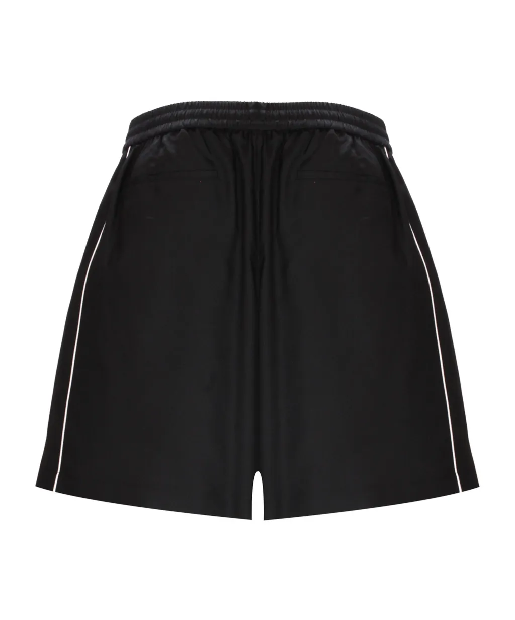 Side-Stripe Drawstring Shorts