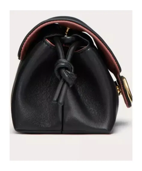Vlogo Plaque Foldover Top Shoulder Bag