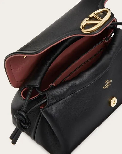Vlogo Plaque Foldover Top Shoulder Bag