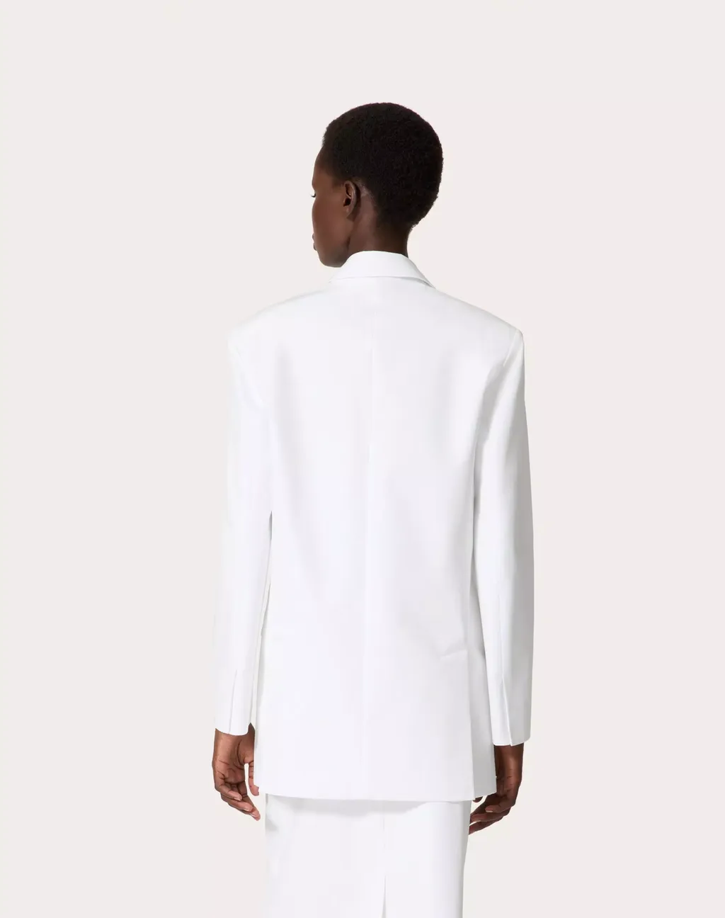 Double-Breasted Long-Sleeved Jacket