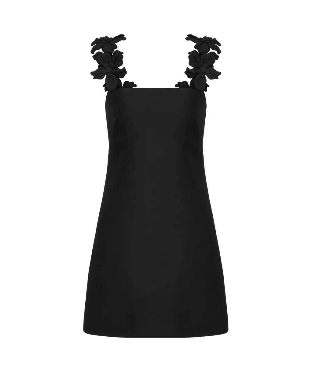 Crepe Couture Sleeveless Mini Dress