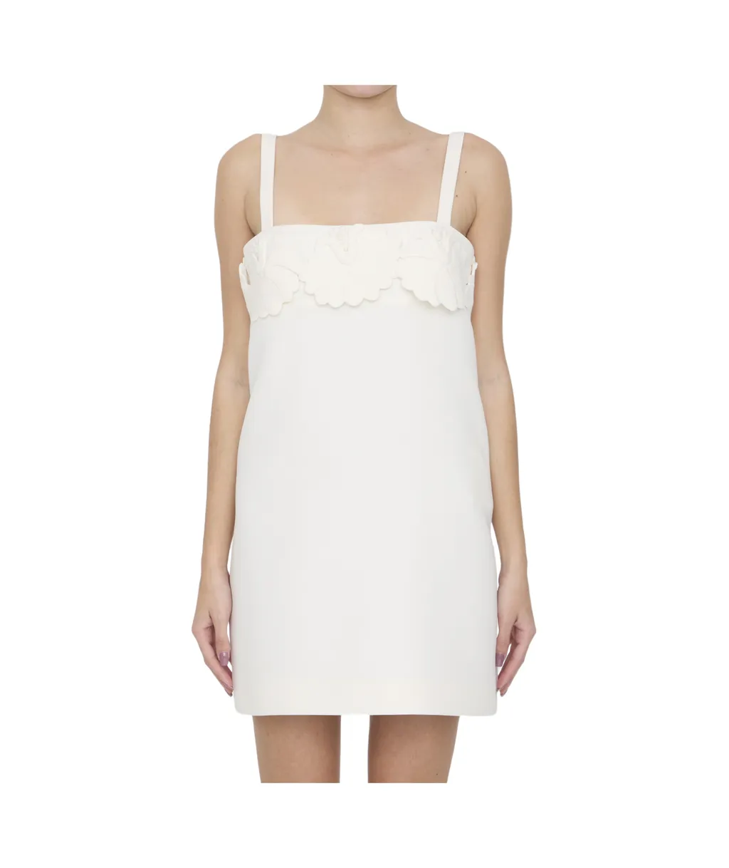 Crepe Couture Sleeveless Mini Dress