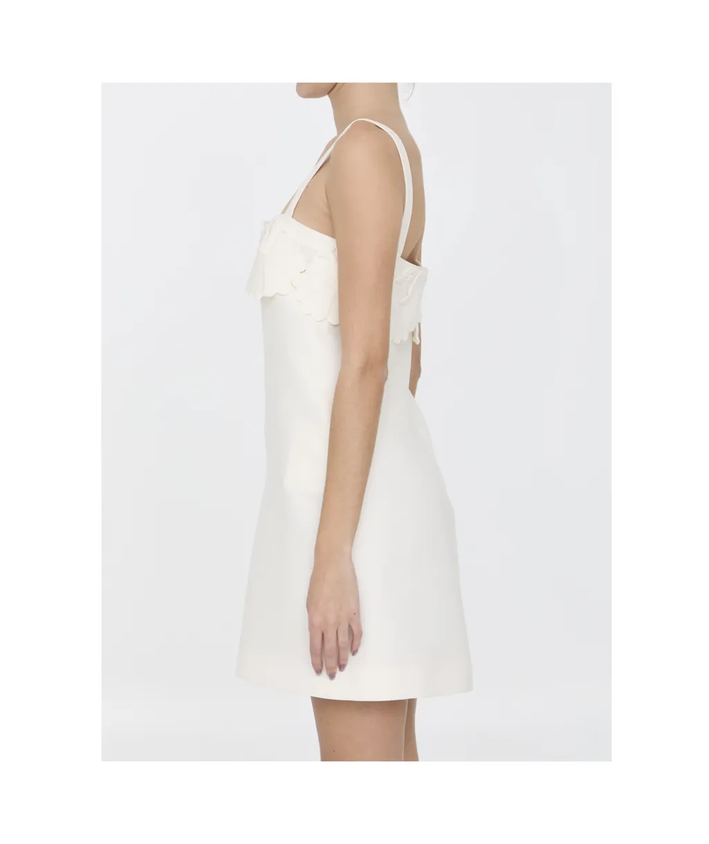 Crepe Couture Sleeveless Mini Dress