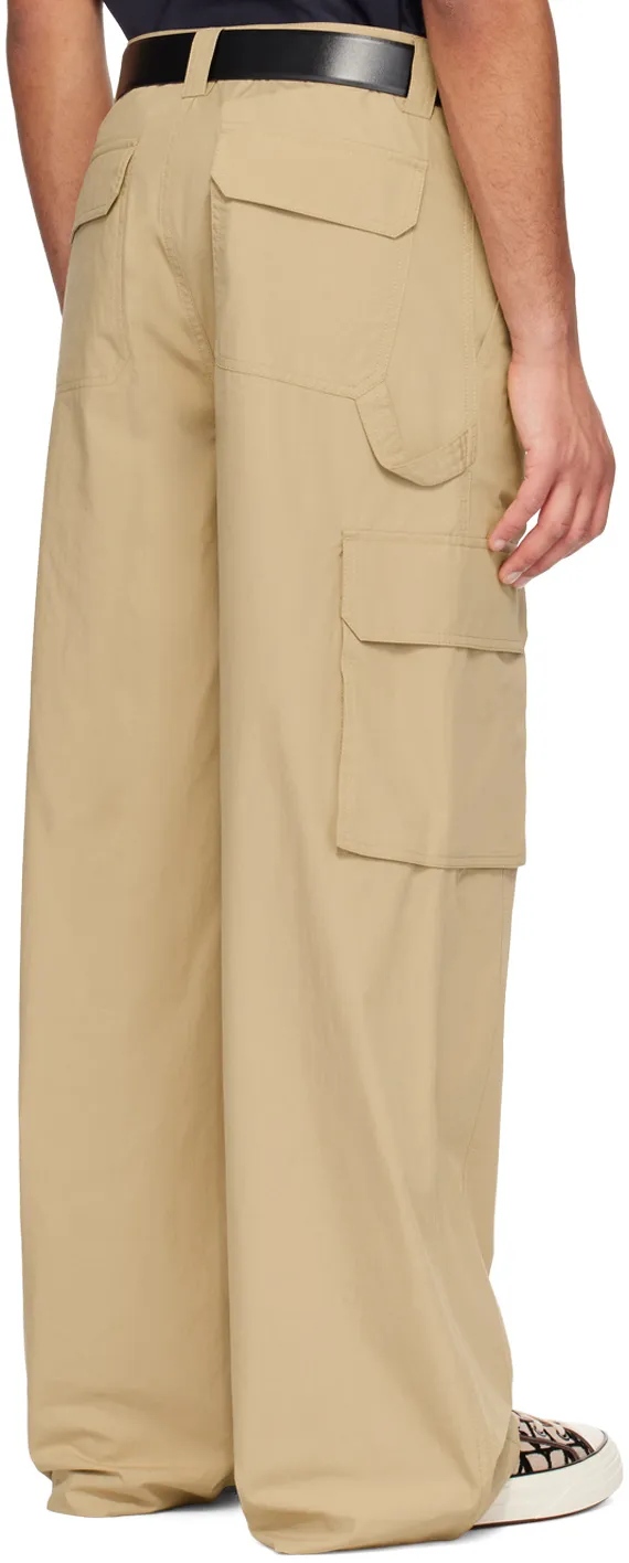 High Waist Side Pocket Casual Pants
