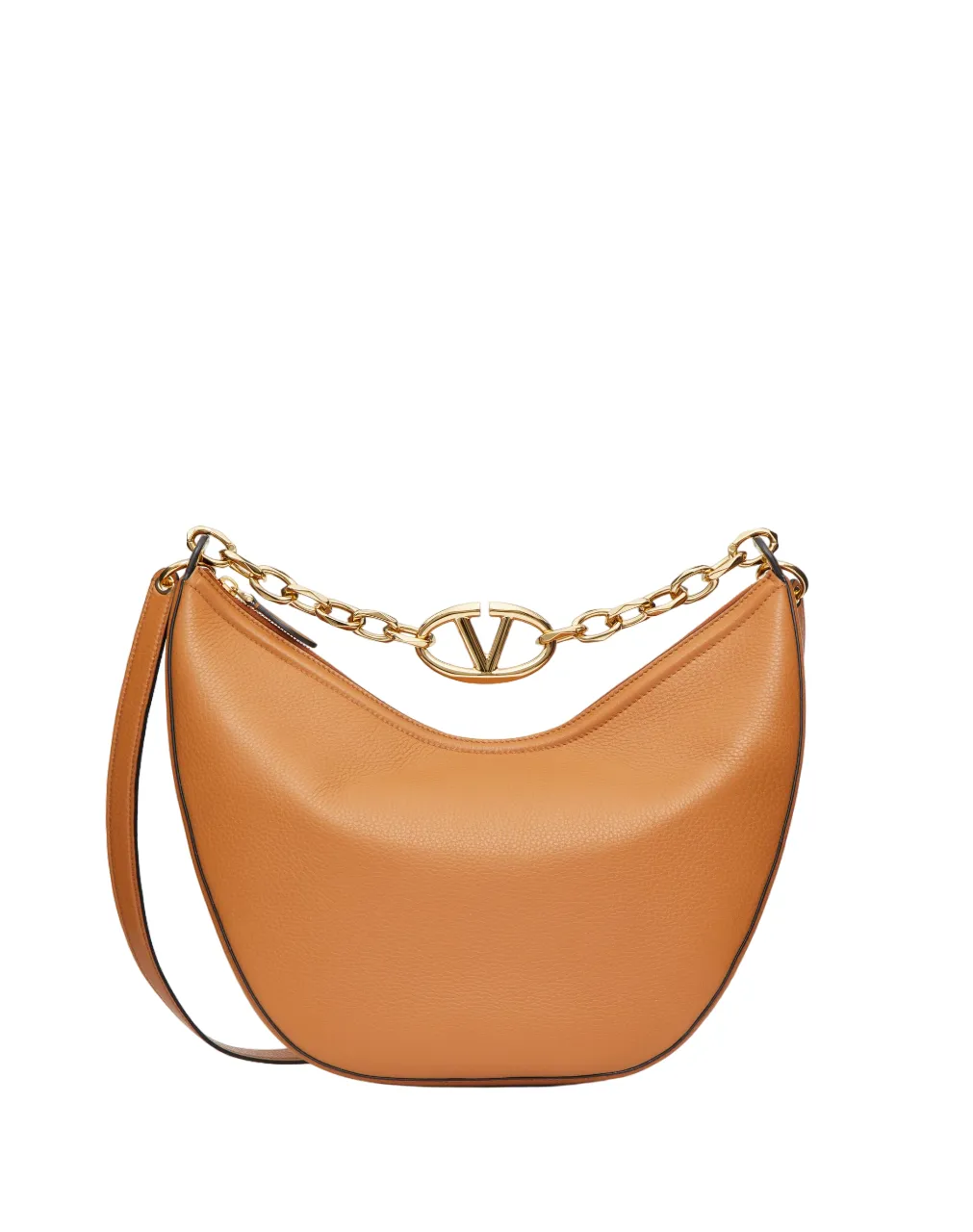 Vlogo Moon Zip-Up Medium Shoulder Bag