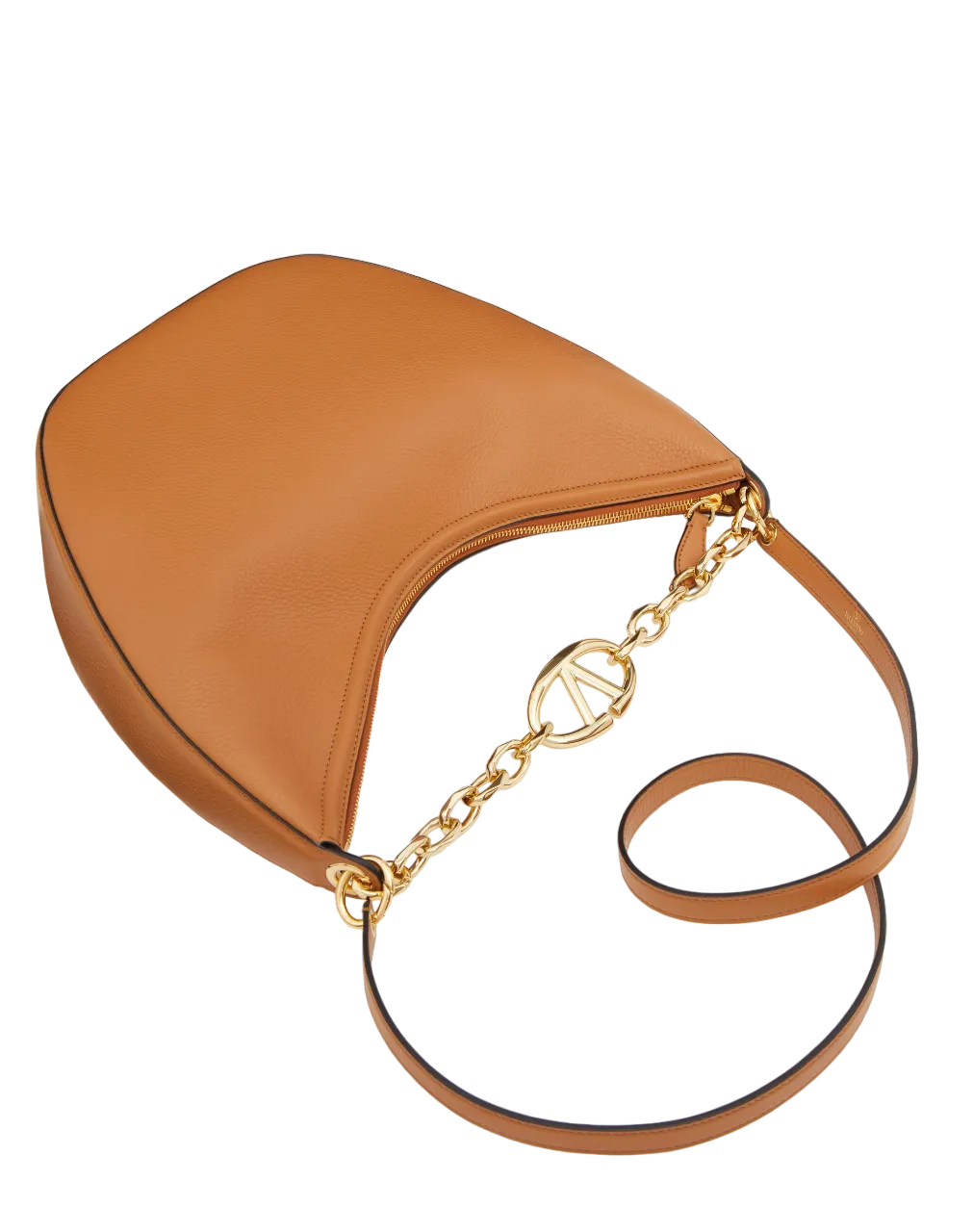 Vlogo Moon Zip-Up Medium Shoulder Bag