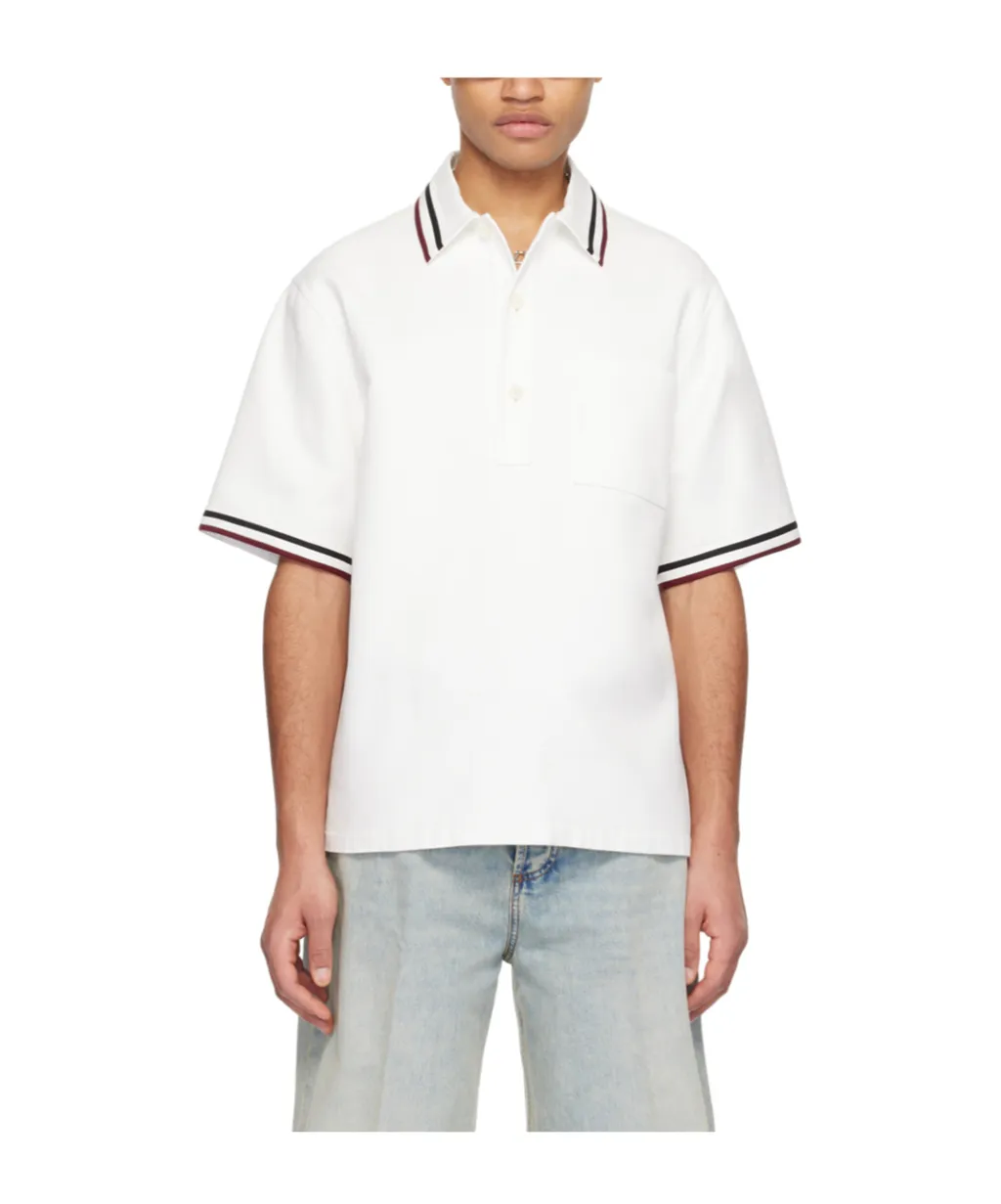 Stripe Detail Polo Shirt