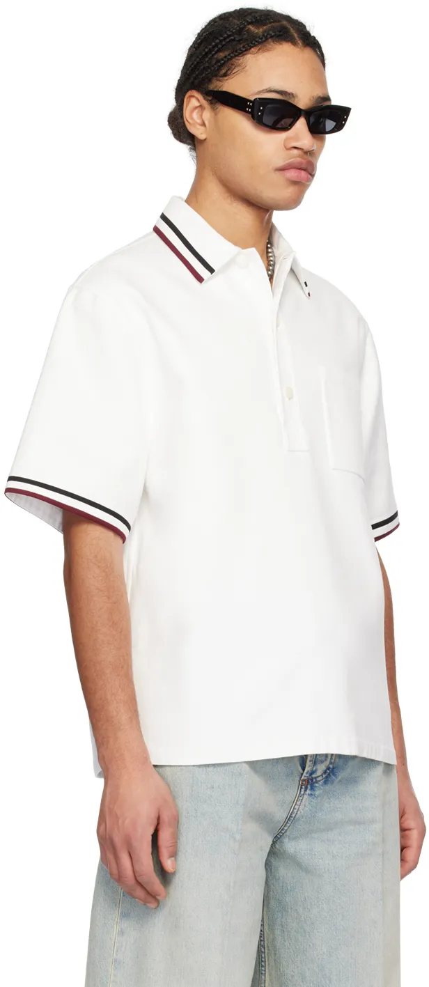 Stripe Detail Polo Shirt