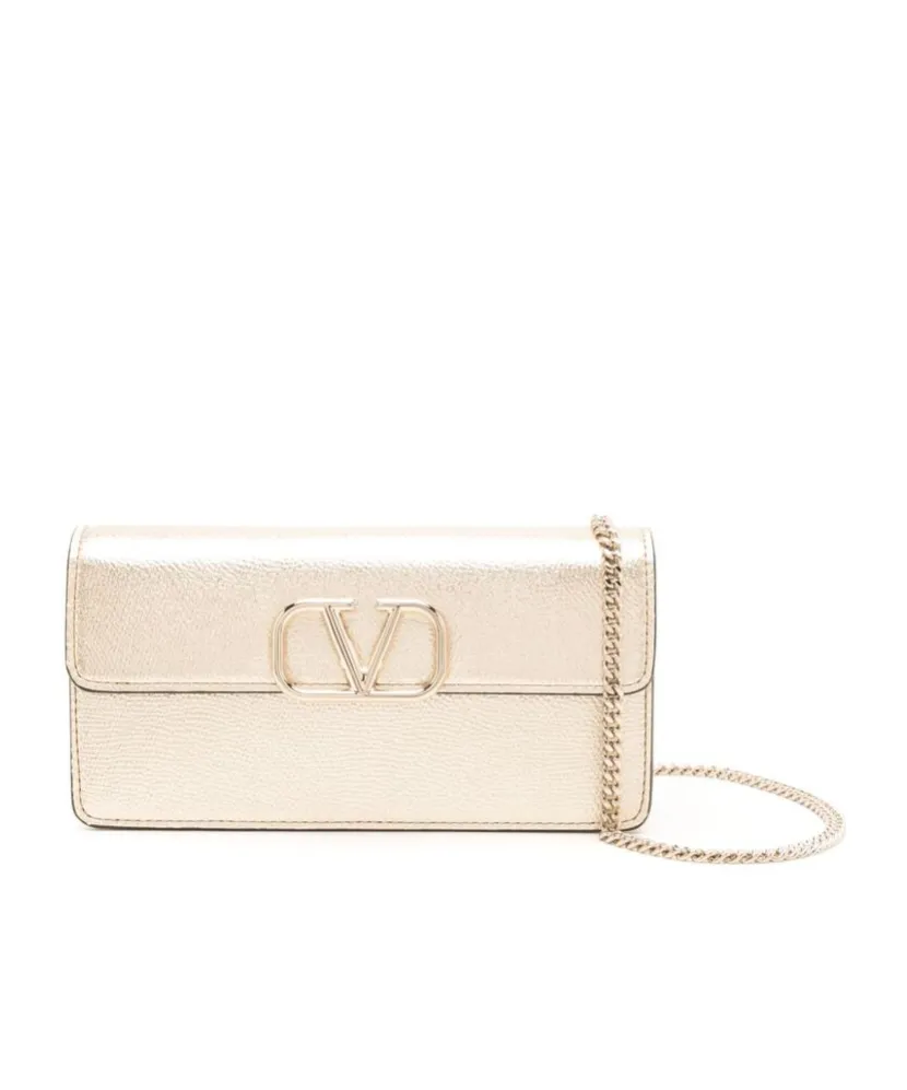 Vlogo Signature Foldover Top Wallet