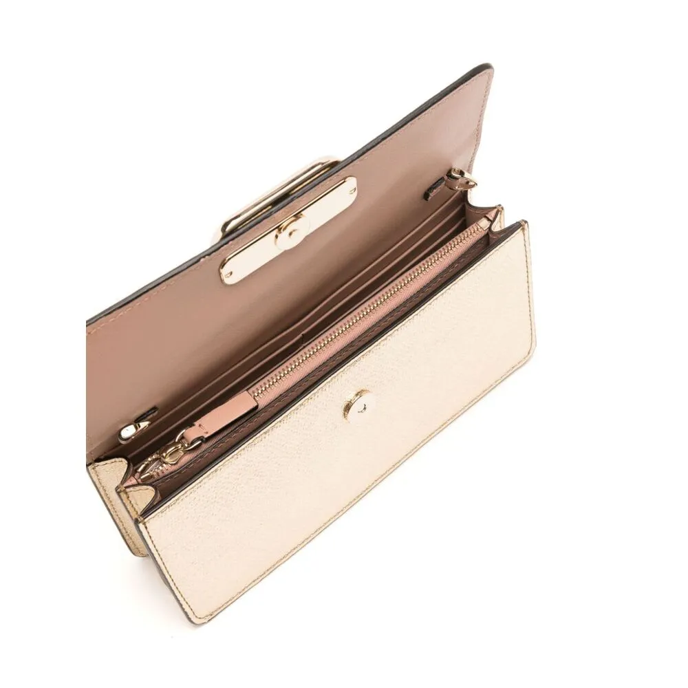 Vlogo Signature Foldover Top Wallet