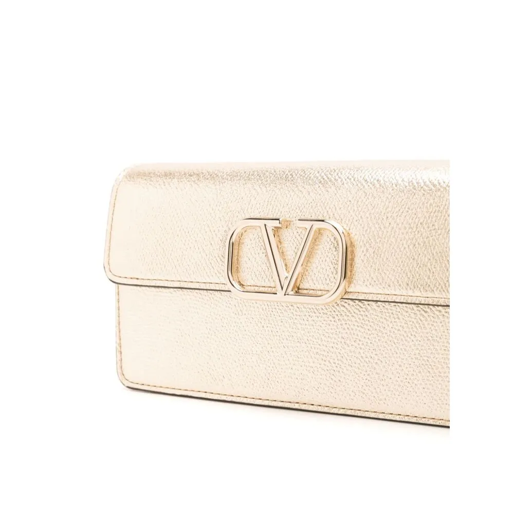 Vlogo Signature Foldover Top Wallet