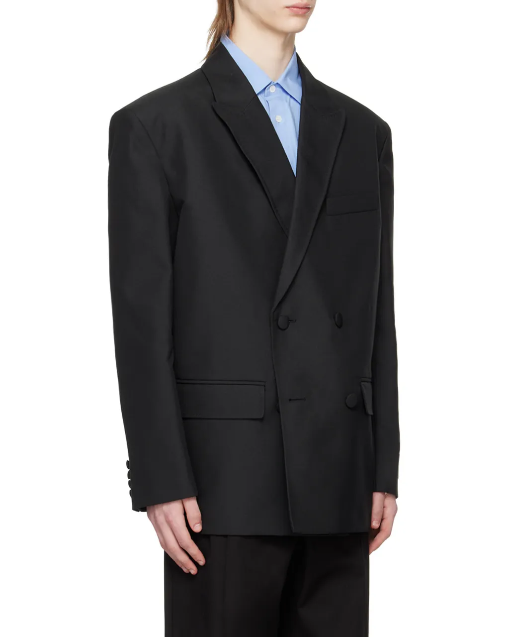 Double-Breasted Suit Jacket