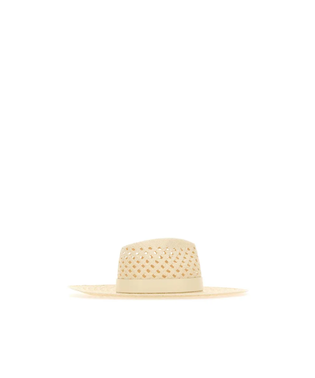 Logo Plaque Wide Brim Hat