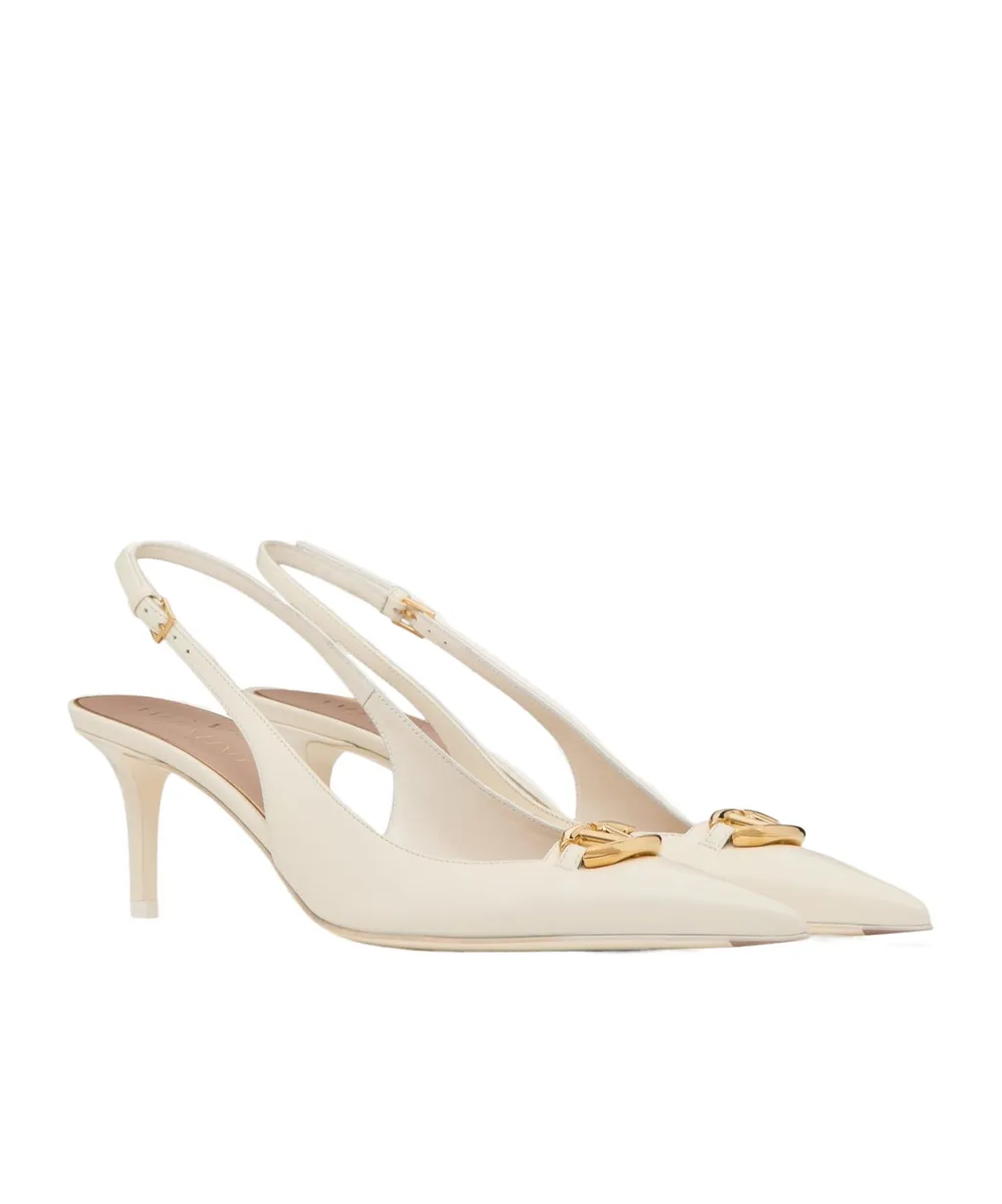 Vlogo Signature Pointed Toe Slingback Pumps