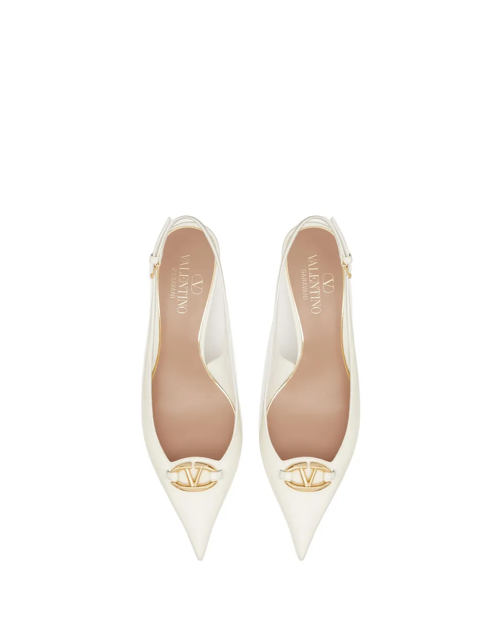 Vlogo Signature Pointed Toe Slingback Pumps