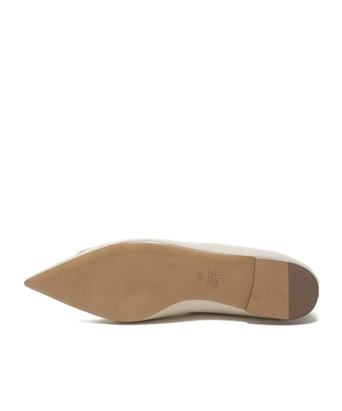 Vlogo Plaque Slip-On Flat Shoes