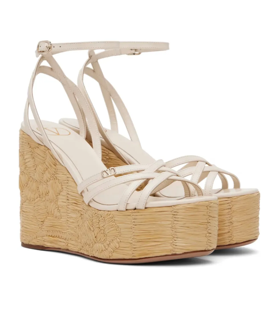 Raflower Wedge Sandals, 2