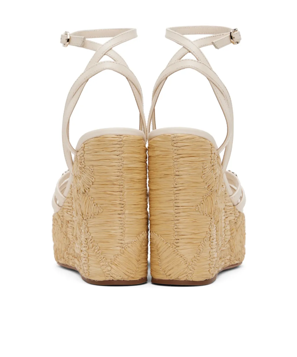 Raflower Wedge Sandals, 4