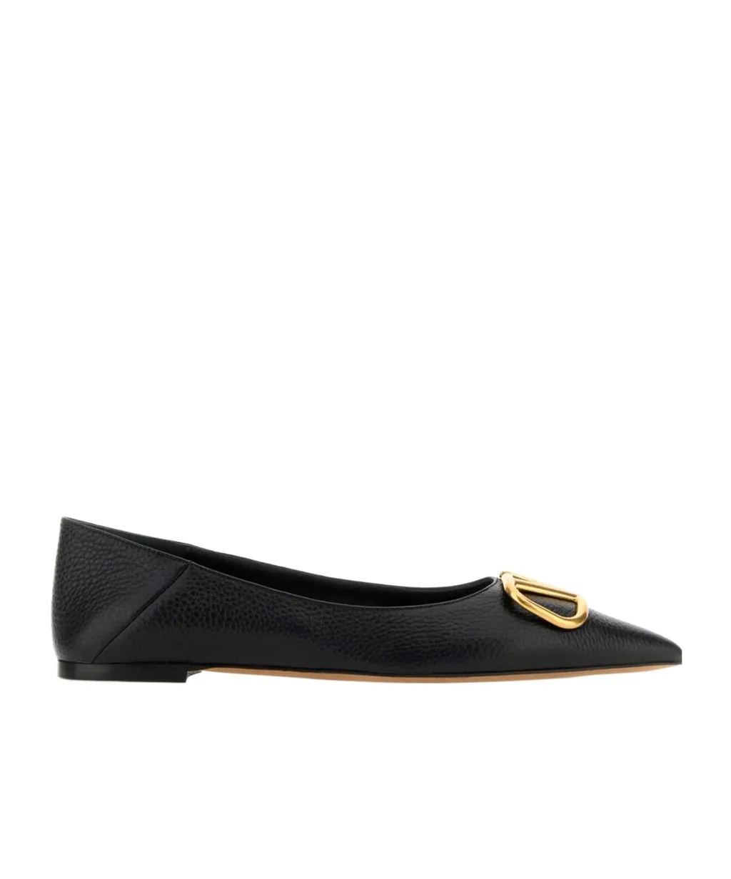 Vlogo Pointed Toe Ballerina Shoes