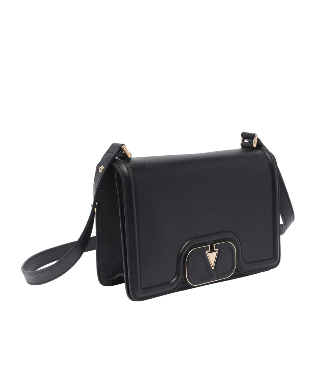 Vlogo Leather Shoulder Bag