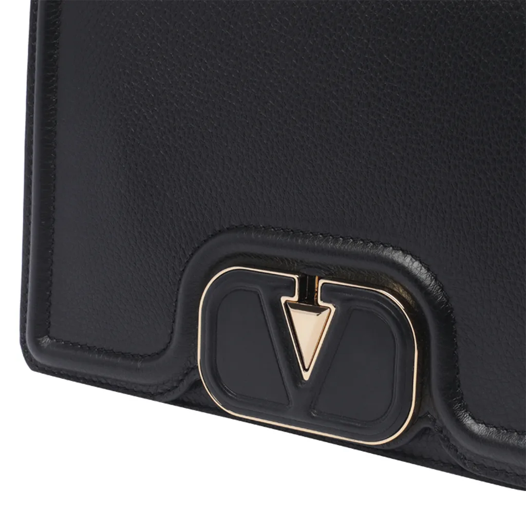 Vlogo Leather Shoulder Bag