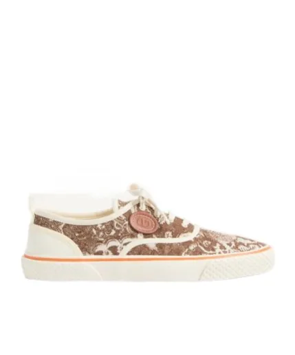 Patterned-Jacquard Sneakers