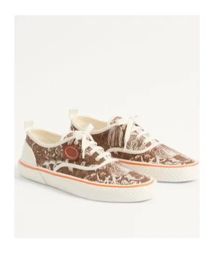 Patterned-Jacquard Sneakers