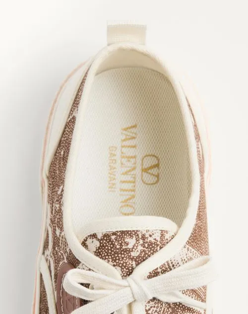 Patterned-Jacquard Sneakers