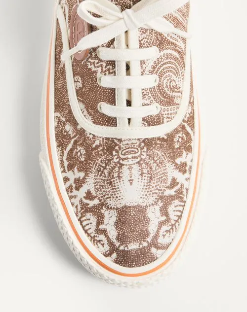 Patterned-Jacquard Sneakers