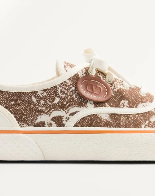 Patterned-Jacquard Sneakers
