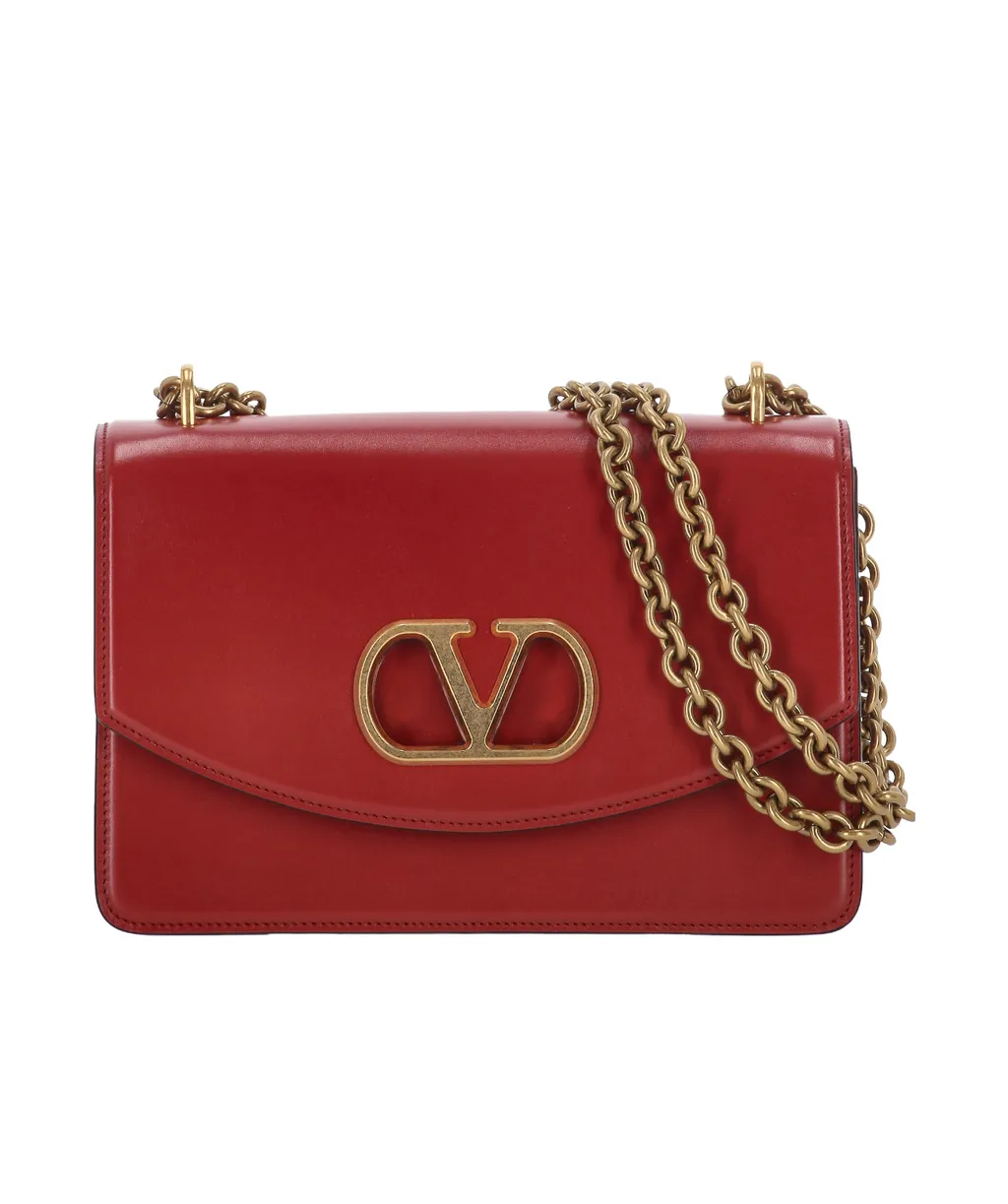 Vain Logo Plaque Shoulder Bag