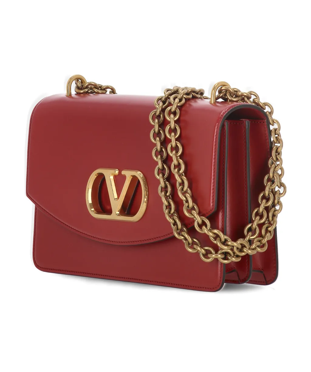 Vain Logo Plaque Shoulder Bag