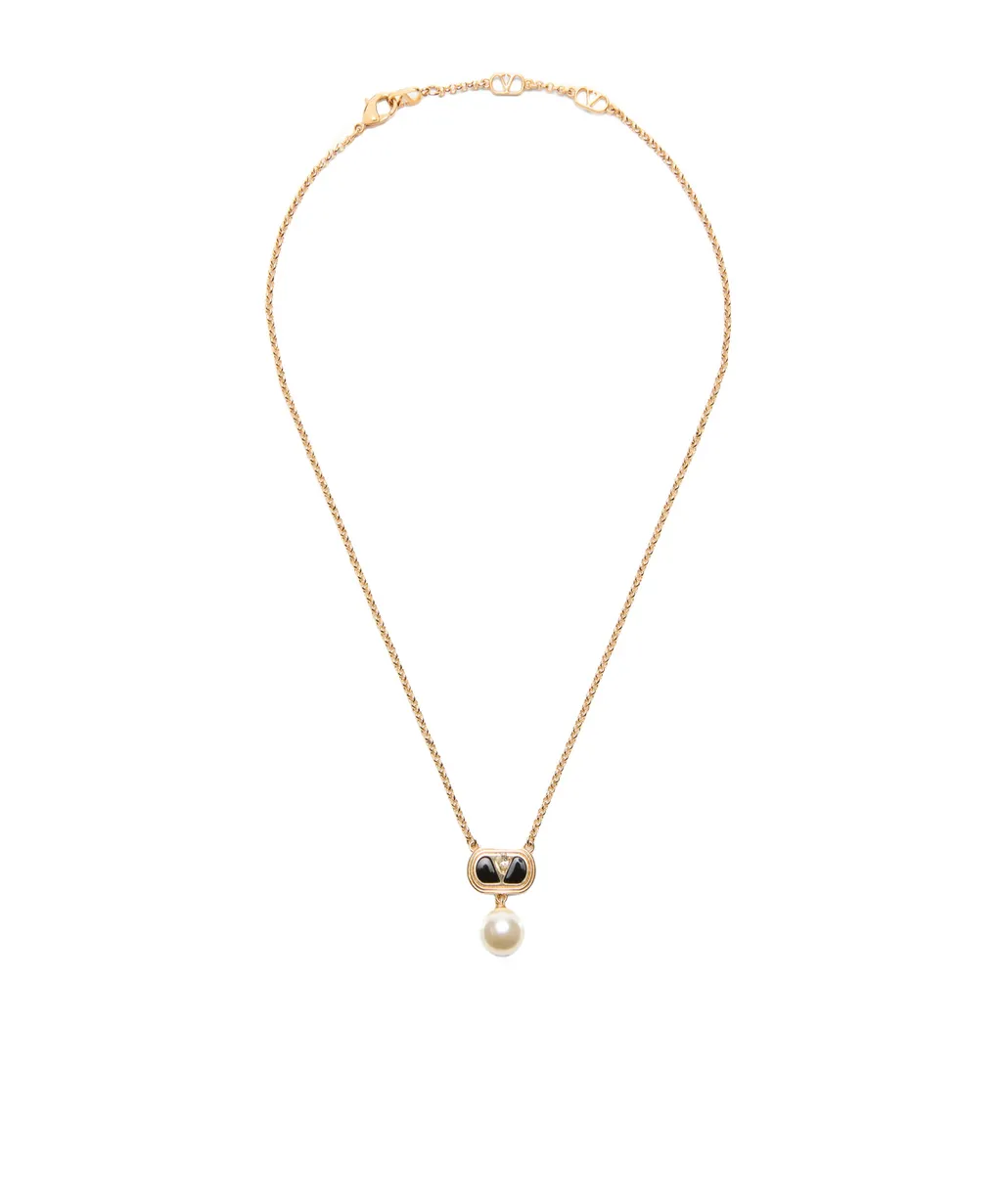 Ovalette Vlogo Signature Necklace